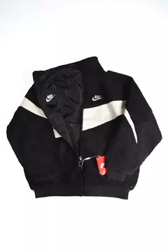 Campera Nike Reversible Negra Peluche - Interior Negro - comprar online