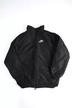 Campera Nike Reversible Negra Peluche - Interior Negro en internet