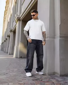 Imagen de PANTALON BAGGY CLASIC CON BIGOTES OXIDO