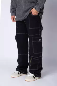 PANTALON CARPINTERO BRONCO NEGRO