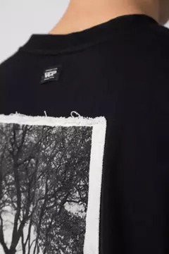 Remera Over GR Connect Negra - comprar online