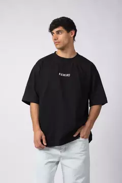 Remera Over GR Song Negra - comprar online