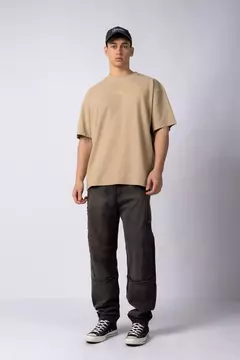 Remera Over Hana Sun Beige en internet