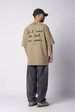 Remera Over Rhy Aime Beige en internet