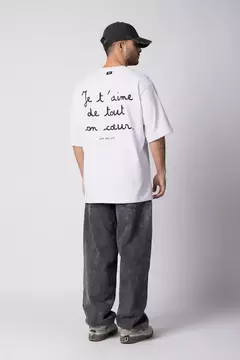 Remera Over Rhy Aime Blanca en internet