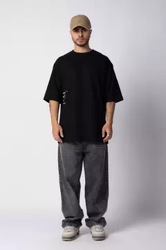 Imagen de Remera Over Rhy Aime Negra