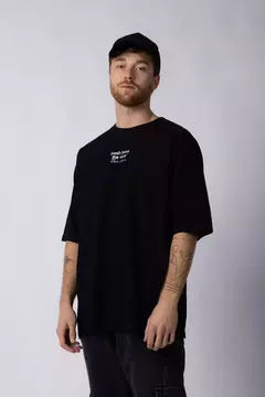 Imagen de Remera Over Rhy Fresh Negra