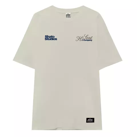 REMERA OVERSIZE SAMPLE BEIGE - comprar online