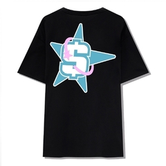 REMERA OVERSIZE STAR NEGRA - comprar online