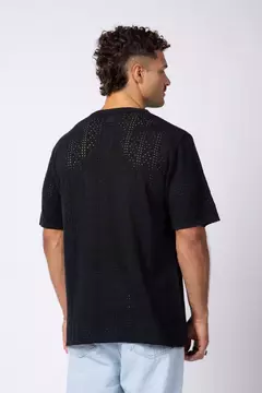 REMERA TEJIDA BRUMA NEGRA - comprar online