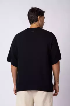 REMERA TEJIDA ZYLO NEGRA - tienda online