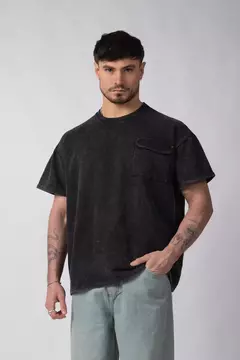 Remeron Rustico Over Glow Negro - comprar online