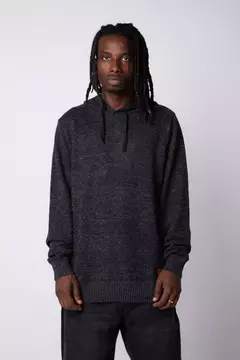 SWEATER CANGURO NATHAN NEGRO - comprar online