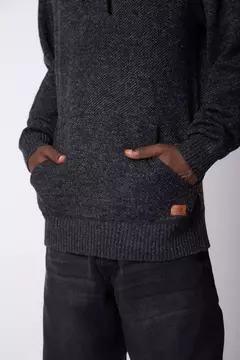 Imagen de SWEATER CANGURO NATHAN NEGRO