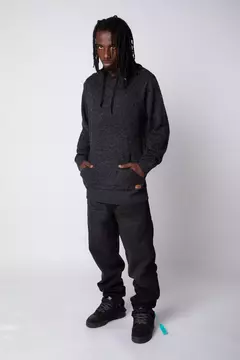 SWEATER CANGURO NATHAN NEGRO - tienda online