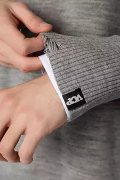 Sweater Concept Gris - ZETA