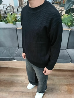SWEATER OVER IMPRONTUS NEGRO - comprar online