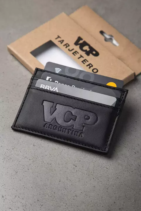 Tarjetero Rhea Negro