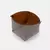 Cachepot PP Cinza / Ocre - Sorella Home | Elegância que acolhe, beleza que permanece