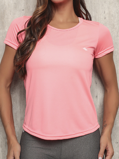 Camiseta Fit Luxe Rosa - loja online
