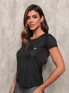 Camiseta Fit Luxe Preta