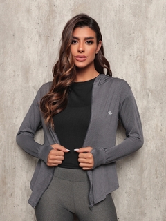 Jaqueta Transition Cinza Chumbo - comprar online
