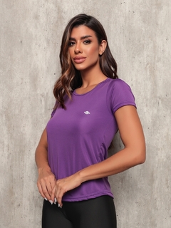 Camiseta Fit Luxe Roxa - Better Together