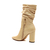 Bota couro creme cano médio cecconello 1904001-17 - Cecconello