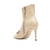 Bota couro creme cano curto cecconello 2170004-2 - loja online