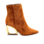 Bota couro marrom cano curto cecconello 2202001-13
