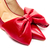 Imagem do Scarpin couro vermelho salto alto cecconello 2396004-1