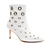 Bota couro branco cano curto cecconello 2399024-2 - comprar online