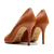 Imagem do Scarpin couro marrom salto alto cecconello 2440001-8