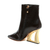 Bota couro preto cano curto salto vazado cecconello 2443001-3 na internet