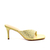 Tamanco couro amarelo salto médio cecconello 2546006-2 - Cecconello