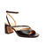 Sandália couro preto salto bloco médio cecconello 2564001-3 - Cecconello