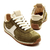 Tênis couro verde casual cecconello 2616001-4 - loja online