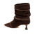 Bota couro marrom cano curto cecconello 2620001-2 - loja online