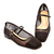 Imagem do Sapatilha couro preto cecconello 2623003-1