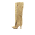 Bota couro creme cano longo cecconello 2624001-3 - loja online