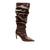Bota couro marrom cano longo cecconello 2625001-3 na internet