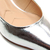 Scarpin couro prata salto baixo cecconello 2629001-12 - loja online