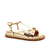 Sandália papete couro ouro light cecconello 2638004-2 na internet