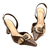 Slingback couro marrom salto médio cecconello 2640001-1