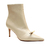 Bota couro off white cano curto cecconello 2658010-2 na internet