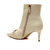 Bota couro off white cano curto cecconello 2658010-2 - Cecconello