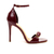 Sandália couro bordô salto alto cecconello 2669001-2 - comprar online