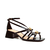 Sandália couro preto salto bloco cecconello 2738001-1 - Cecconello
