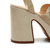Sandália plataforma couro creme cecconello 2741004-2