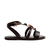 Sandália rasteira couro preto cecconello 2744002-3 - comprar online